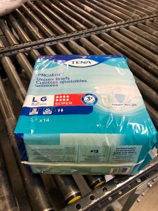 Photo 1 of TENA ProSkin Unisex Adult Diapers with Tabs, Maximum Absorbency, Large, 14 ct