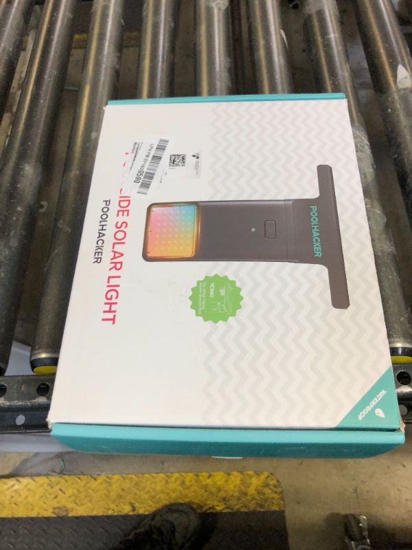 Photo 1 of POOLHACKER Solar Pool Lights Only for Metal Frame Above Ground Pool?Original?, 10-Color 4-Mode Light Sensing LED, Underwater Lighting with Timer Off, Submersible Pool Lights with Remote, 1 Pack