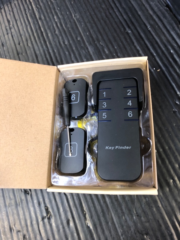 Photo 1 of Stick On Key & Remote Finder Locator, 6 Pack Wireless Finder Tags, 95 dB RF Beeper Key Tracker for Phone, Glasses & More