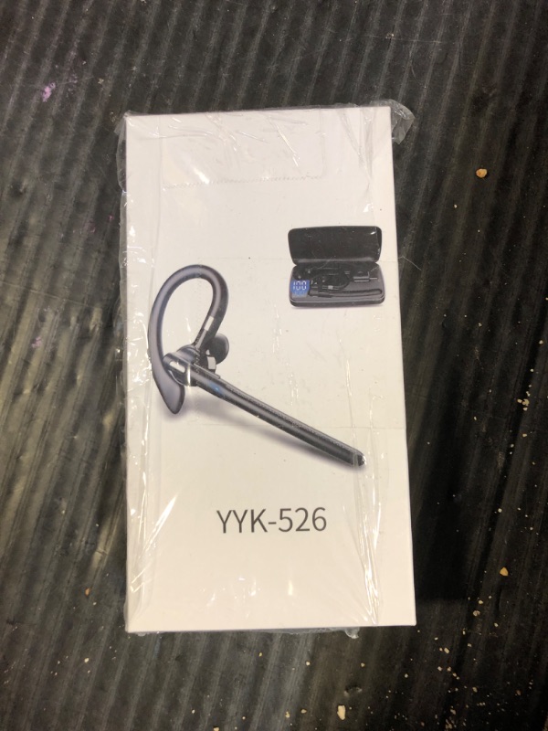 Photo 1 of Bluetooth Headset, Wireless Earpiece with 500mAh Charging Case Hands Free Noise Canceling Headphones with Dual-Mic for Computer Cell Phones Trucker Home Office Work