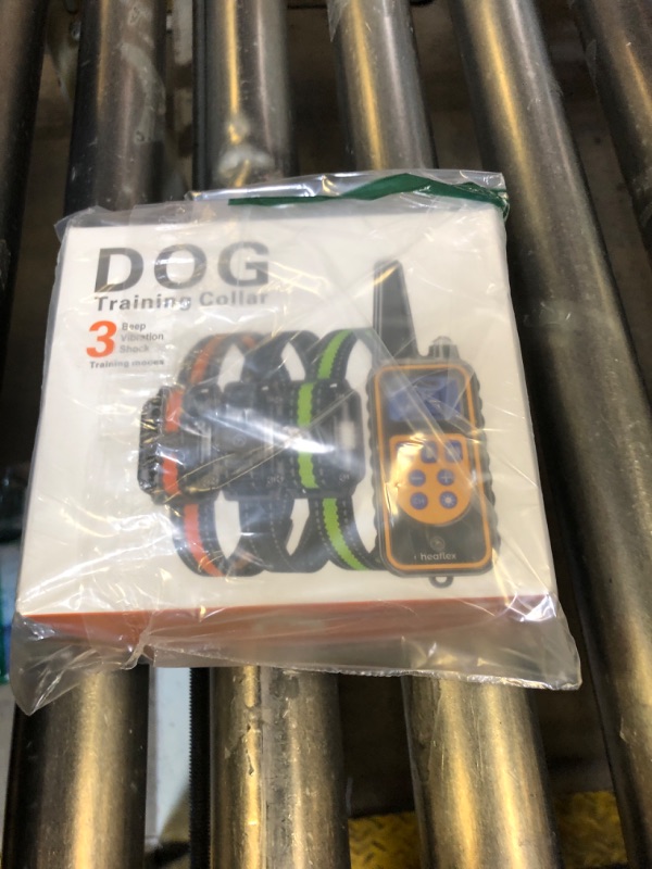 Photo 1 of Heaflex Dog Training Collar with Remote, 2600FT Range, 4 Training Modes Beep, Shake, Safe Shock, LED Light, Rechargeable IPX7 Waterproof for All Breeds Sizes, with Three Receiver Collars for 3 Dogs