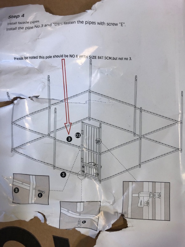 Photo 1 of 3x3x1.8m Dog Cage