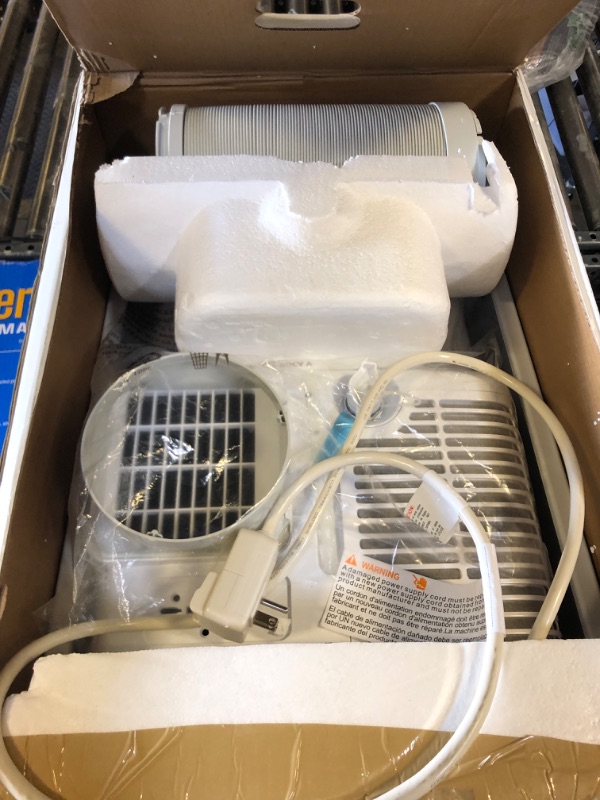 Photo 1 of BLACK+DECKER 8,000 BTU Portable Air Conditioner for Rooms up to 350 Sq. with Remote Control, White