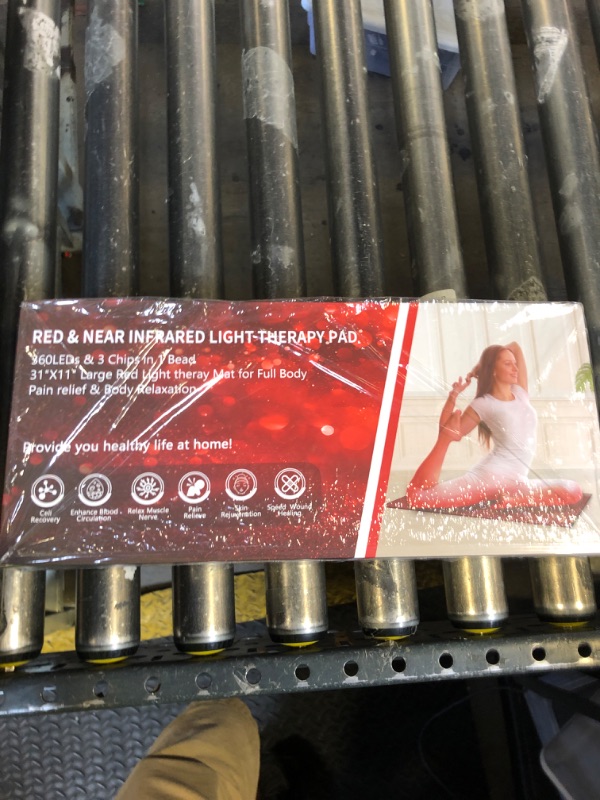 Photo 1 of Red Light Therapy for Body, 31.5" * 11.8" Red Light Therapy Pad, Dual Chip Grade 360 LEDs 660nm & 850nm Infrared Light Therapy for Body Back Waist Shoulder Knee Joint Pain Relief, Gift for Women Men