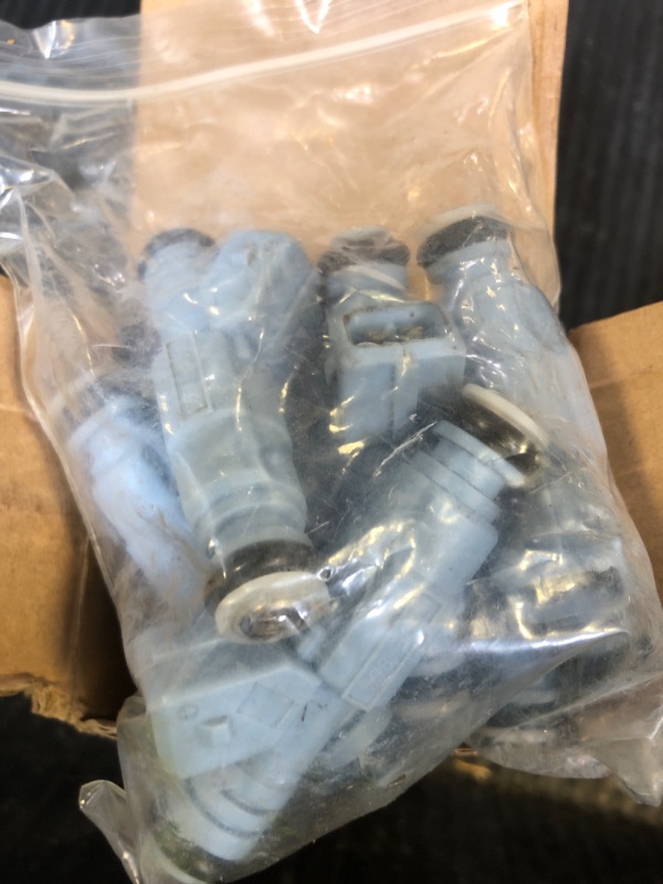 Photo 1 of Fuel Injector 24LB 4 Holes 8Pcs | Replacement for 5.2 5.9 Dodge Dakota Durango Ram Chevy Camaro Ford F250 F350 Excursion Mustang Pontiac GTO & more | Replace# 0280155715, 0280150947, 0280150965