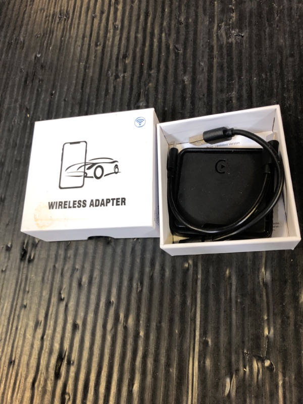 Photo 1 of Wireless Carplay Adapter for iPhone with Netflix YouTube TF Card,Wireless AI Box Carplay Adapter & Android Auto Dongle Easy to Setup,Video Box Convert Wried to CarPlay Stream to Your Car