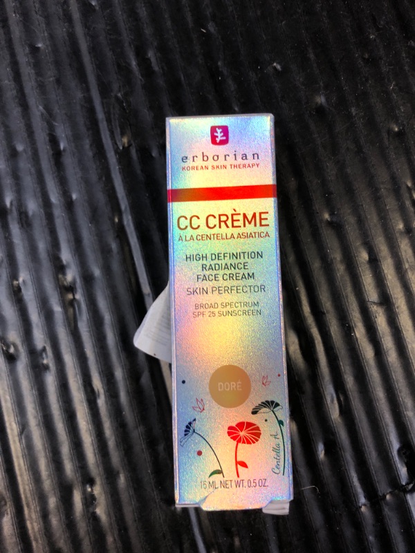 Photo 1 of Erborian Color Correcting CC Cream with Centella Asiatica, Tan (Dore) - Light Multi-Purpose Facial Concealer with Illuminating Finish Soothes & Hydrates - SPF Korean Skincare Skin Perfector - 0.5 Oz