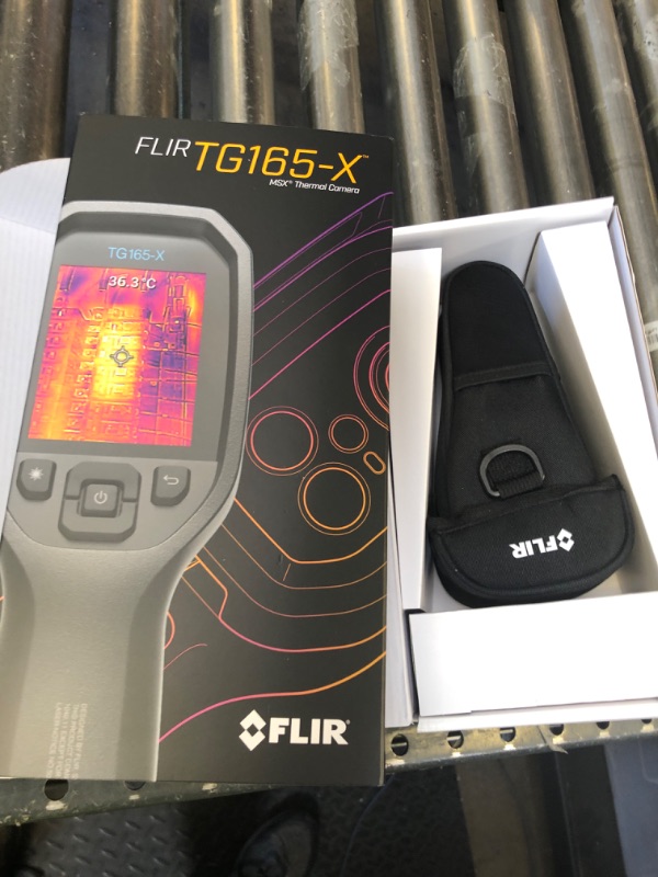 Photo 1 of FLIR TG165-X Thermal Imaging Camera with Bullseye Laser: Commercial Grade Infrared Camera for Building Inspection, HVAC and Electrical