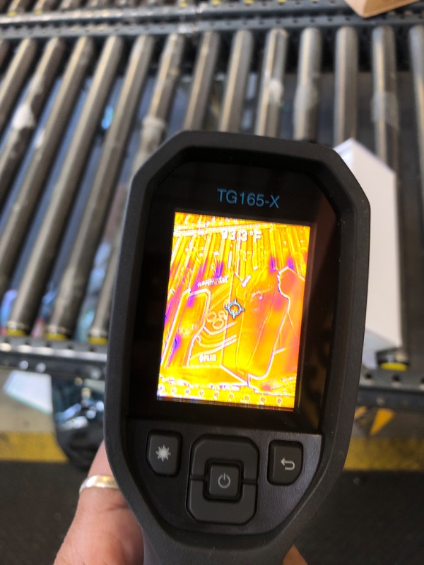 Photo 1 of FLIR TG165-X Thermal Imaging Camera with Bullseye Laser: Commercial Grade Infrared Camera for Building Inspection, HVAC and Electrical