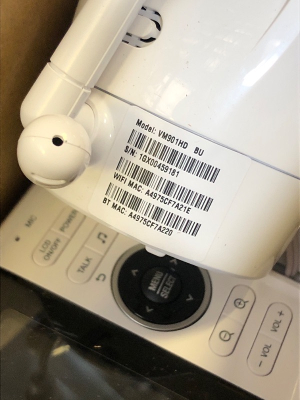 Photo 1 of VTech Upgraded Smart WiFi Baby Monitor VM901, 5-inch 720p Display, 1080p Camera, HD NightVision, Fully Remote Pan Tilt Zoom, 2-Way Talk, Free Smart Phone App, Works with iOS, Android