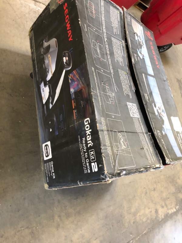 Photo 1 of Segway Gokart Kit2 - Immersive Electric Go-Kart Racing Experience with 360 Haptic Feedback, Auto-Centering Steering, Adjustable Chassis | Compatible with Ninebot S, S2, and S Max (Sold Separately)
