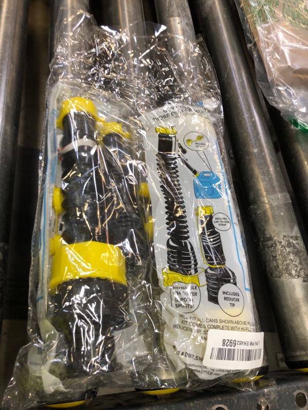 Photo 1 of EZ-POUR Gas Can Spout Replacement (2 pack) - Deluxe 5 Gallon Hi-Flo System with Gas Can Nozzle, Flexible Spout, Vent Kit