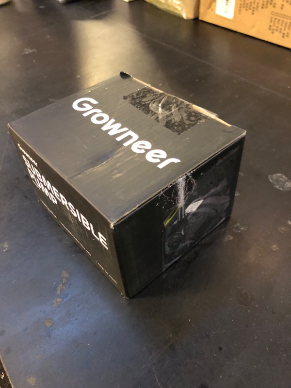 Photo 1 of GROWNEER 550GPH Submersible Pump 30W Ultra Quiet Fountain Water Pump, 2000L/H, with 7.2ft High Lift, 3 Nozzles for Aquarium, Fish Tank, Pond, Hydroponics, Statuary Black