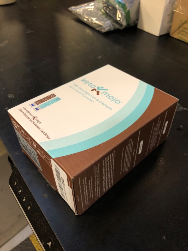 Photo 1 of KETO-MOJO GK+ Bluetooth Glucose & Ketone Testing Kit + Free APP for Ketosis & Diabetes Support. 20 Blood Test Strips (10 Each), Meter, 20 Lancets, Lancing Device, and Control Solutions