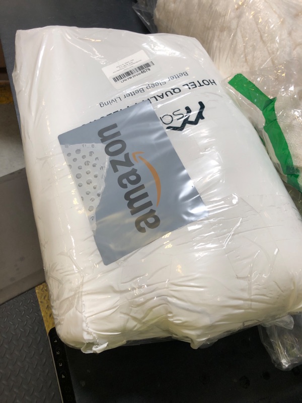 Photo 1 of Sasttie Pillows Queen Size Set of 2, Bed Pillows for Side, Back, and Stomach Sleepers - Oeko-Tex Certified Down Alternative Plump Filling - Hotel Quality and Machine Washable, 20x30 Inches, 2 Pack