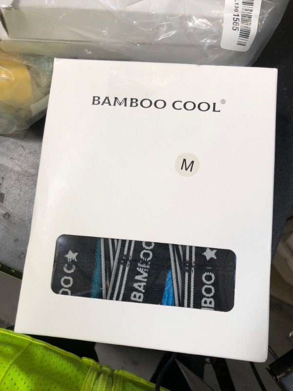 Photo 1 of BAMBOO COOL Boys' Big Performance Boxer Briefs Breathable Moisture-Wicking Mesh Underwear Multicolor 6 Pack Medium
