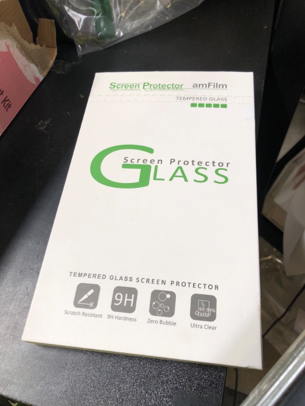 Photo 1 of amFilm Tempered Glass Screen Protector Compatible with Nintendo Switch 2 7.9" 2025 Alignment Installation Frame Transparent HD Clear Case Accessories Anti-Scratch (3-Pack) (SWTCH2-7.9")
