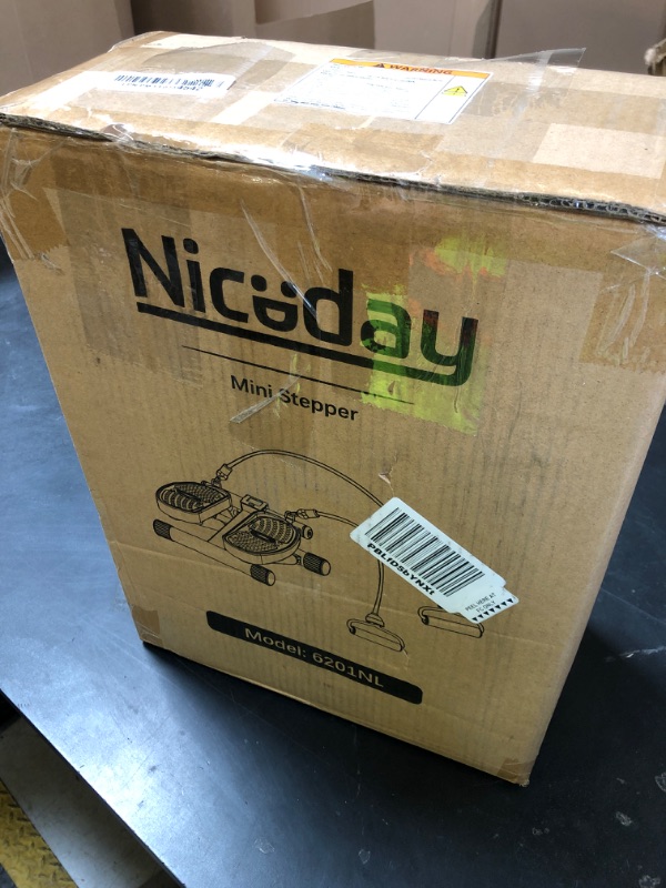 Photo 1 of Niceday Steppers for Exercise, Mini Stair Stepper with Resistance Bands at Home Workout Equipment with 300LBS Loading Capacity, Hydraulic Fitness Stepper with LCD Monitor