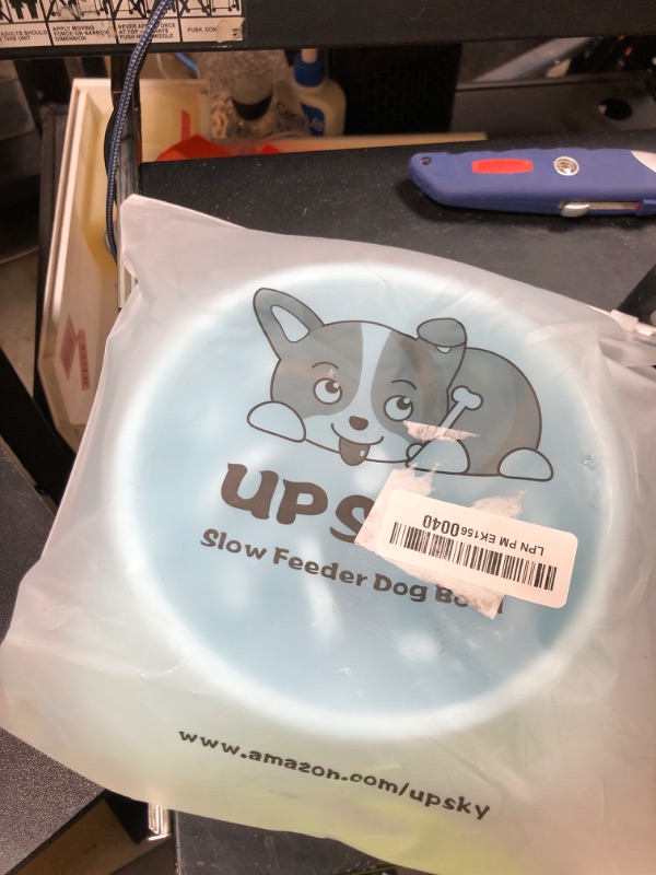 Photo 1 of UPSKY Slow Feeder Small Dog Bowl - Anti-Slip Puzzle Bowl Feeder, Interactive Bloat Stop, Anti-Choking (12-70 lbs)