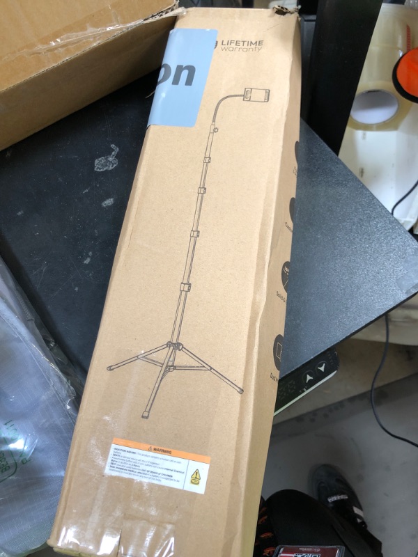 Photo 1 of Weilisi Heavy Duty Tablet Tripod Stand 82” Tall, Floor Stand with Remote and Adjustable Gooseneck for Watching/Stream/Recording, Tripod for iPad Pro 12.9”/Kindle/iPhone, and All 4.5-13” Tablet/Phone
