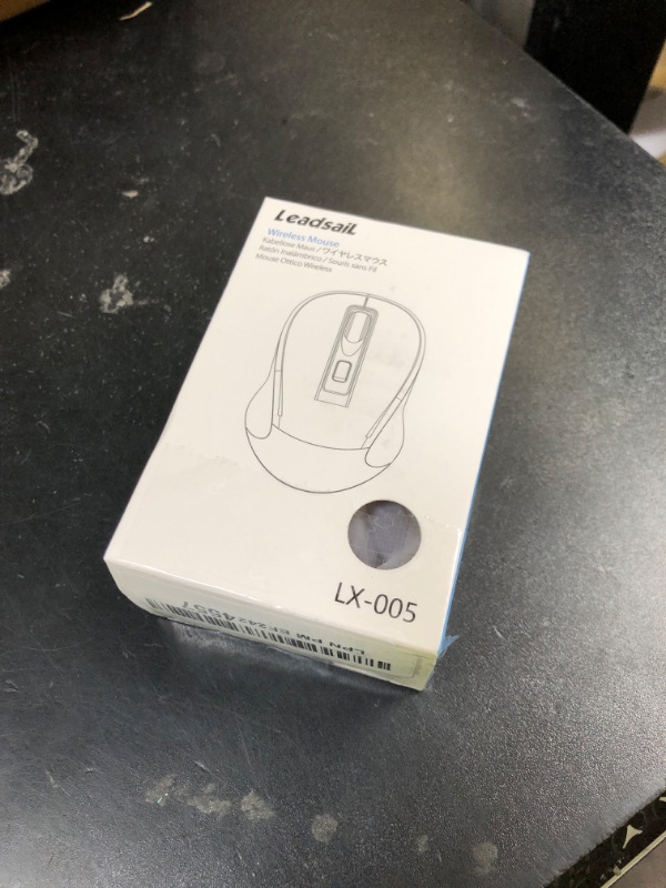 Photo 1 of LeadsaiL Wireless Computer Mouse, 2.4G Portable Slim Cordless Mouse Less Noise for Laptop Optical Mouse with 4 Buttons, USB Mouse for Laptop, Desktop, MacBook