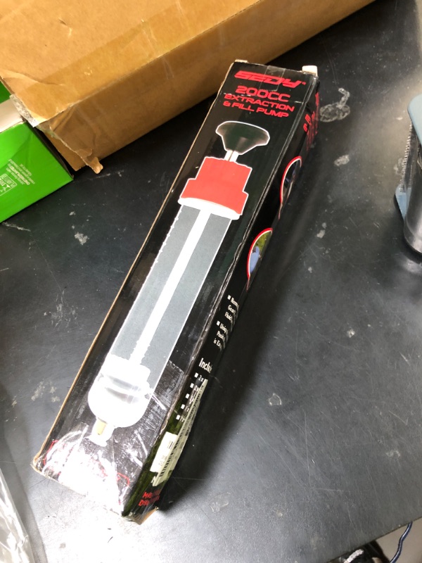 Photo 1 of SEDY Fluid Extractor - 200cc Multi-Purpose Syringe, Oil Suction Pump, Manual Extraction and Filling Pump, Automotive Oil Syringe