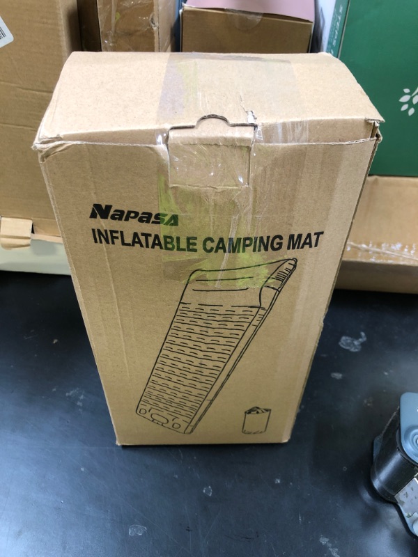 Photo 1 of NAPASA Camping Sleeping Pad, 6.8'' Extra Thickness Reinforced Sleeping Pad for Camping with Pillow Built-in Foot Pump, 79 * 28IN Ultralight Self Inflating Air Mattress Mat for Backpacking Hiking Tent