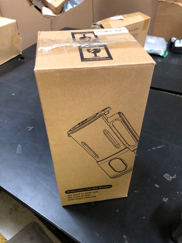 Photo 1 of 8 in 1 Automatic Nut Milk Maker, Almond Milk Maker,40oz ?1200ML?Automatic Soy Milk Maker for Homemade Oat, Coconut, Soy, Plant Based Milks with Delay Start/Keep Warm/Boil Water