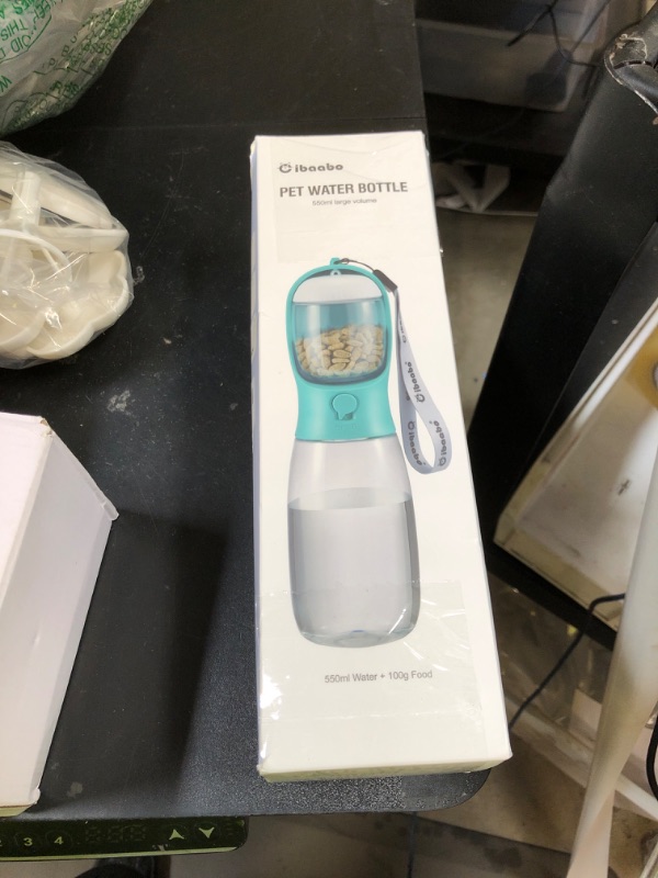 Photo 1 of Cibaabo Dog Water Bottle with Food Container, Travel Puppy Water Bowl, Portable Pet Dispenser, Dog Stuff Accessories Items, Puppy Essentials Necessities for Yorkie Chihuahua Cat Walking and Hiking