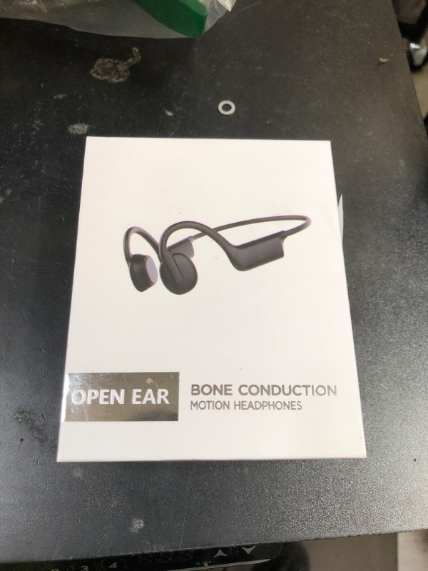Photo 1 of Bone Conduction Headphones, Wireless Bluetooth Open-Ear Sports Headphones with Mic, Type-C Quick Charging Long Battery Life, Upgrade Waterproof Earphones for Running, Walking, Cycling, Workout, Gift