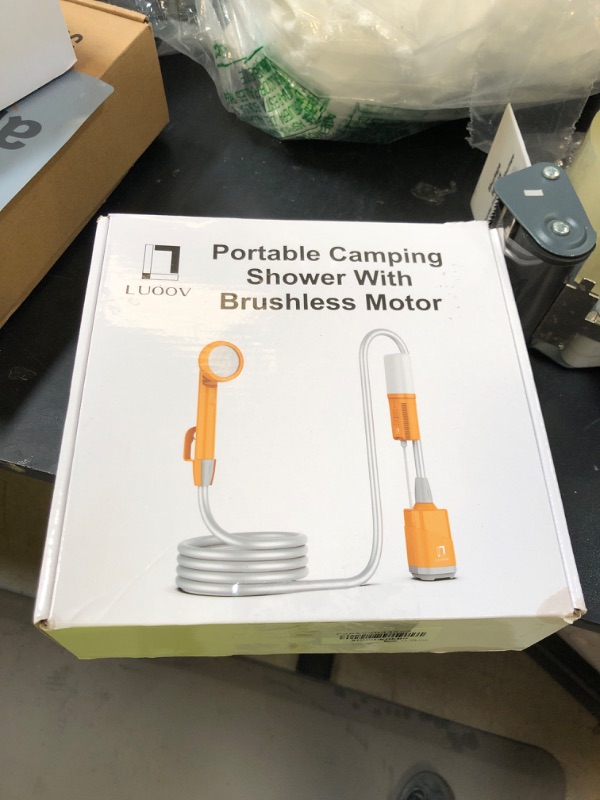 Photo 1 of Portable Camping Shower, Travel Portable Bidet, Handheld Bidet Sprayer, Camping Shower Kit with Pump, Electirc Shower with LED Light
