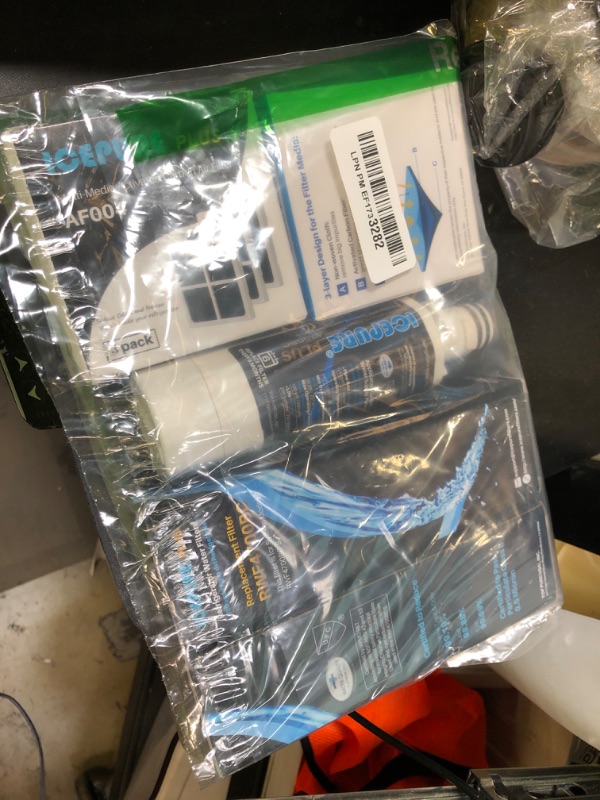 Photo 1 of ICEPURE PLUS ADQ747935 NSF/ANSI 53 Certified Replacement for LG LT1000P MDJ64844601, Kenmore Elite 9980, LT1000PC ADQ74793501 LT1000 RWF4700A RWF4700AB Refrigerator Water and LT120F Air Filter,3Combo