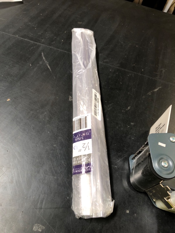 Photo 1 of TUCKERTON Lane Glass Door Seal Strip, Soft Shower Door Sweep to Stop Leaks, Shower Silicone Seal Strip (Bottom Sweep 1/2 (3 Pack))