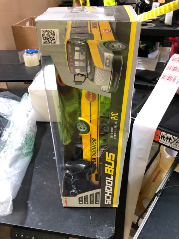 Photo 1 of Liberty Imports RC School Bus - 2.4Ghz Remote Control Toy Bus with LED Lights, Rechargeable Electronic Vehicle for Kids