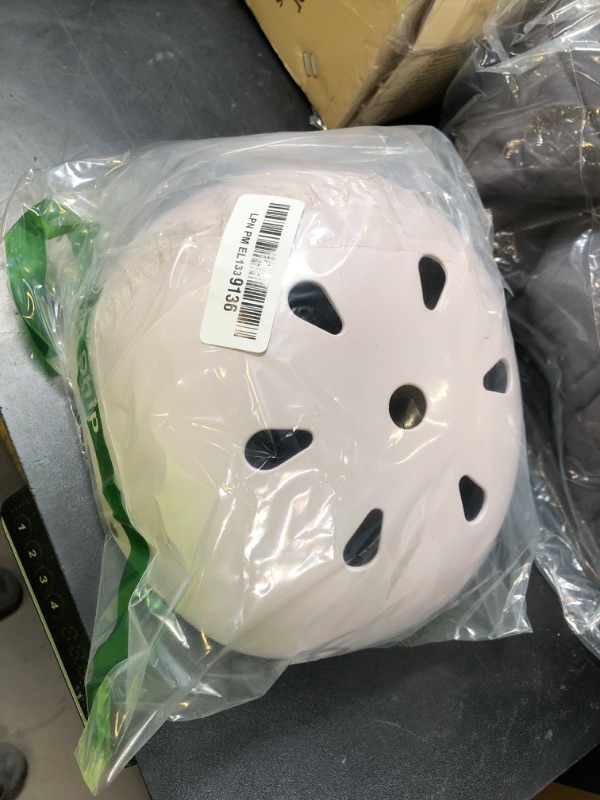 Photo 1 of Kids Bike Helmet, Adjustable and Multi-Sport, from Toddler to Youth, 3 Sizes (Snow)