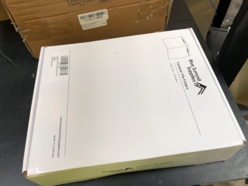 Photo 1 of 50 Yellow Fastener File Folders - 1/3 Cut Reinforced Tab- Durable 2 Prongs Designed to Organize Standard Medical Files, Law Client Files, Office Reports - Letter Size, Yellow, 50 Pack