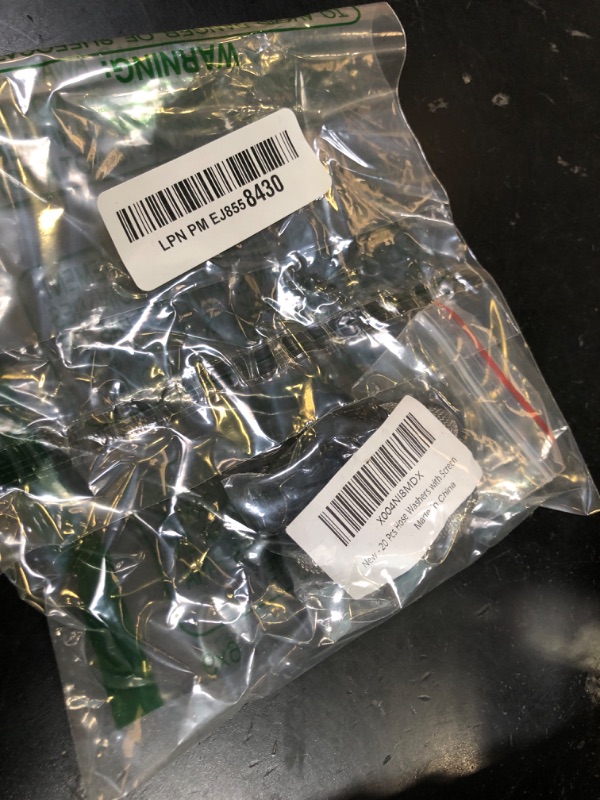 Photo 1 of 20 Pcs Hose Washers with Screen Garden Hose Screen Filter for Garden Hose Connector Stainless Steel Hose Screen for Washer Washing Machine Hose Filter Screen Shower Washer with Screen (Black)
