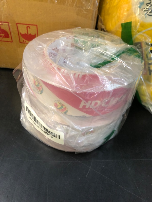 Photo 1 of Duck HD Clear Heavy Duty Packing Tape Refill, 2 Rolls, 1.88 Inch x 109.3 Yard, (299010)