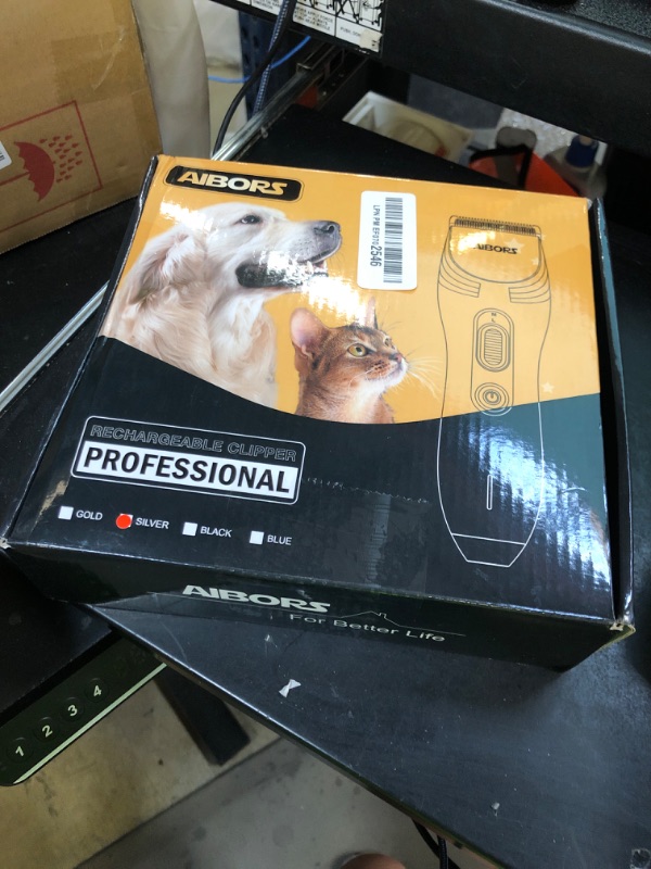 Photo 1 of Dog Clippers for Grooming, 2200mAh Dog Shaver Clippers Kit Low Noise, Rechargeable Cordless Electric Trimmer Quiet Hair Clippers Set for Dogs Cats Pets