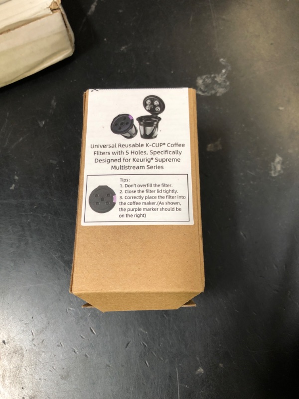 Photo 1 of Reusable K Cups for Keurig, 2-Pack Universal K CUP Refillable Coffee Pods with 5 Holes, Designed for Keurig K Supreme, K Slim, K-Duo Gen2, K-Brew Chill with MultiStream Technology