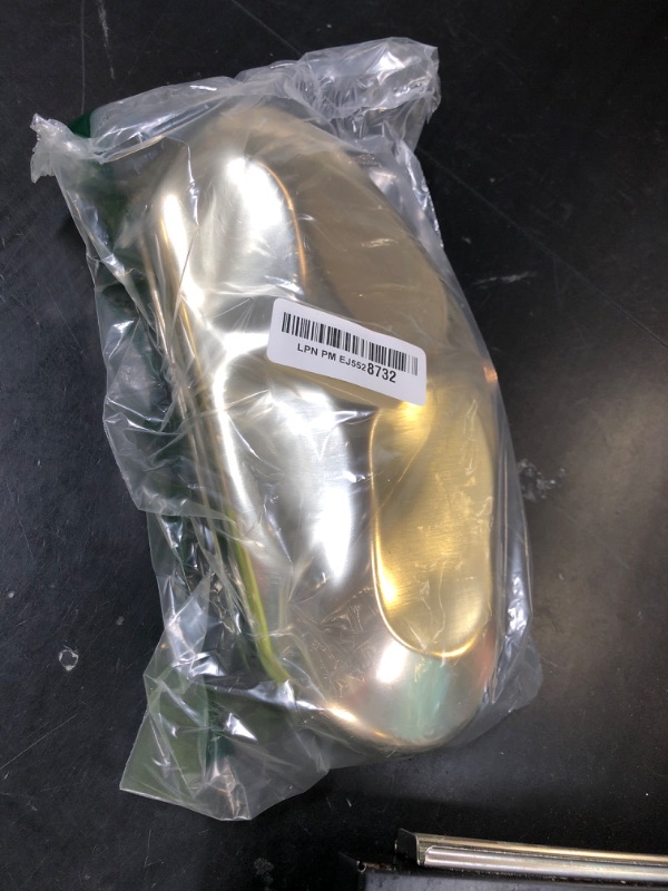 Photo 1 of Acrylic Clutch Purse for Women Evening Bag, Irregular Shell Acrylic Purse Box Clutch with Chain for Party Wedding Prom, Gold