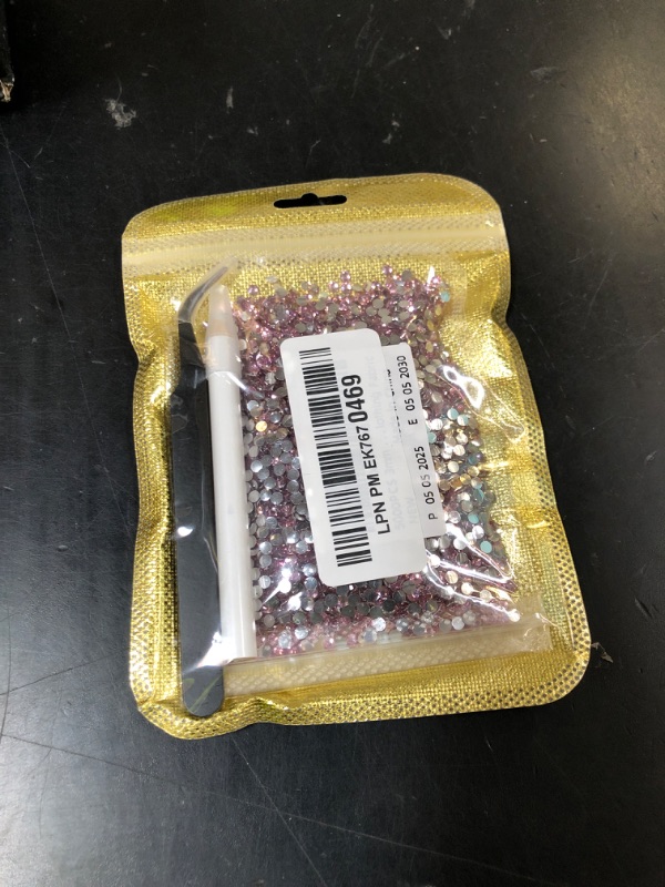Photo 1 of 5000PCS 3mm Resin Rhinestones in Bulk (Light Pink), Bedazzling Flatback Crystals Rhinestones for Crafting DIY Nail Decoration, Gems Diomand Charms for Tumbler Shoes Clothing Fabric