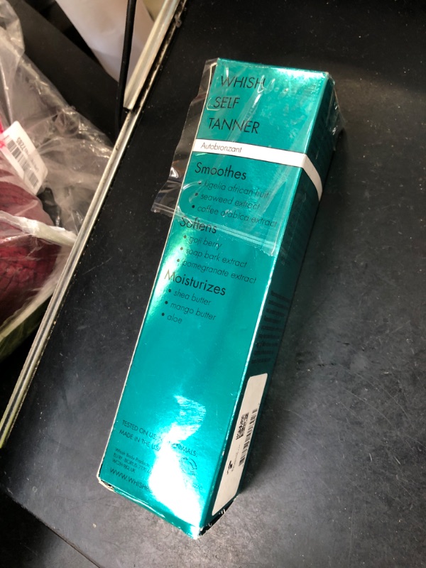 Photo 1 of Whish Beauty Self Tanner - Sunless Tanning Lotion for Face & Body - Moisturizes with Shea Butter, Mango Butter, & Aloe - For All Skin Tones - Paraben & Sulfate Free, 5 fl oz (Sun Kissed Agave)