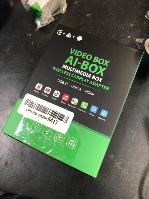 Photo 1 of MNGAEK 4-in-1 Wireless CarPlay & Android Auto Adapter,Magic Vedio Box Stream Netflix, YouTube, Disney+?HDMI Output, USB Drive & TF Card Support Upgrade OEM Wired CarPlay (4+32GB)