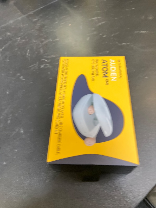 Photo 1 of Audien Atom One OTC Hearing Aids - Wireless, Rechargeable, and Comfortable | Clear Sound in a Small, Discreet Design for Seniors & Adults with Hearing Loss