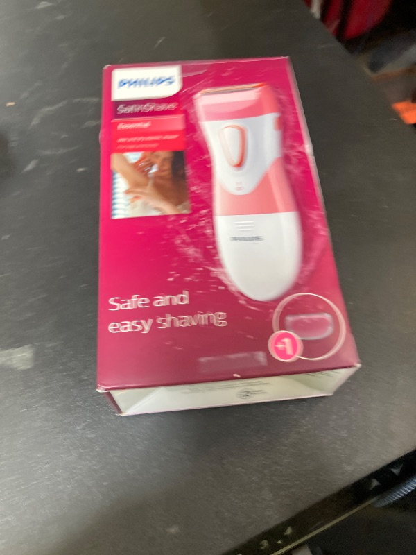 Photo 1 of Philips SatinShave Essential Women’s Wet & Dry Electric Shaver for Legs & Body, Cordless, with Hypoallergenic Foil, HP6306/50