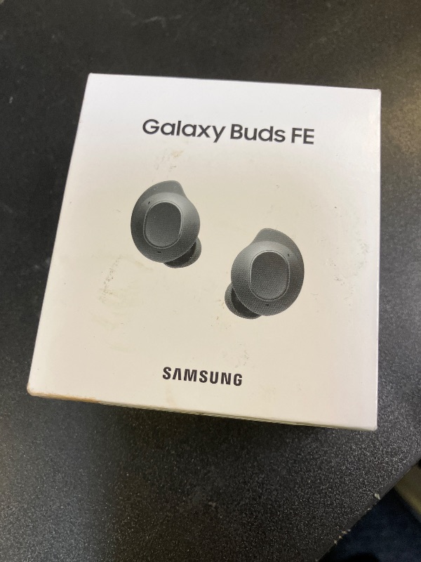 Photo 1 of Samsung Galaxy Buds FE True Wireless Bluetooth Earbuds, Comfort and Secure in Ear Fit, Auto Switch Audio, Touch Control, Built-in Voice Assistant, Graphite [US Version, 1Yr Manufacturer Warranty]