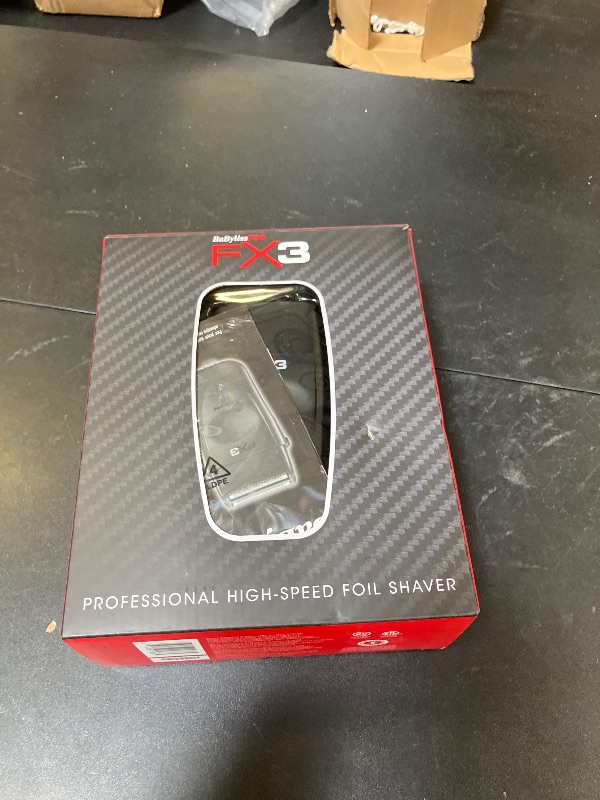 Photo 1 of BaBylissPRO Barberology Double Foil Shaver FXX3SB FX3 Professional High-Speed Electric Shaver