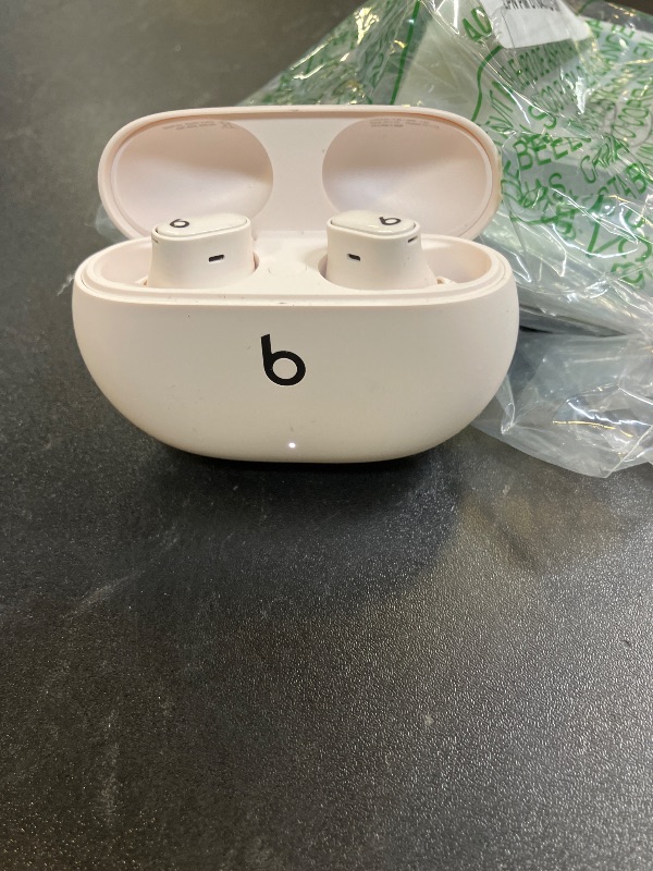 Photo 1 of Beats Studio Buds + | True Wireless Noise Cancelling Earbuds, Enhanced Apple & Android Compatibility, Built-in Microphone, Sweat Resistant Bluetooth Headphones, Spatial Audio - Ivory