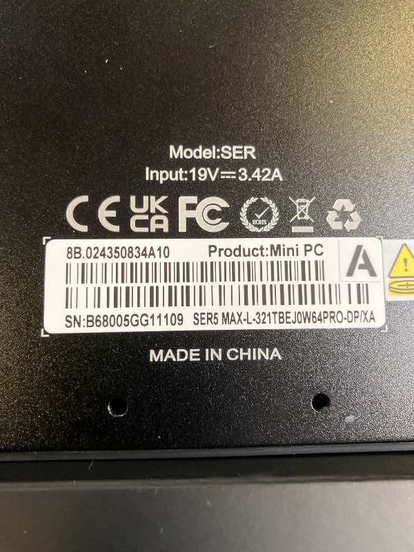 Photo 1 of Beelink SER5 Max Mini PC, Mini Computers with AMD Ryzen 7 6800U (8C/16T, up to 4.7GHz), 32G LPDDR5 + 1TB M.2 PCIe 4.0x4 SSD, WiFi 6, 1000Mbps LAN, BT 5.2, DP, HDMI, Type-C, Triple Display Output